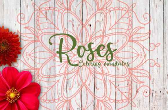 Download Roses Coloring Mandalas - Mandala Collection