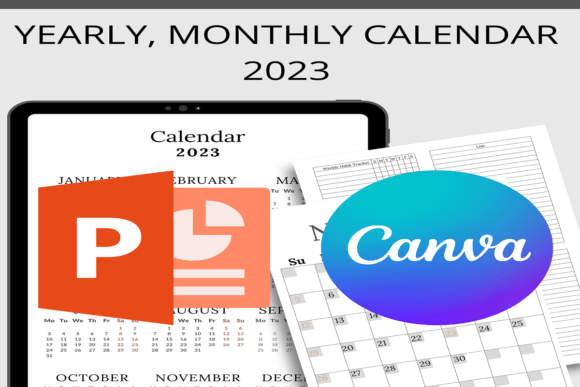 Download Canva 2023 Planner Templates PowerPoint - 2023 planner Collection