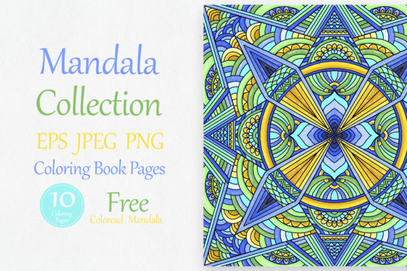 Download Square Mandalas Collection for Coloring - Mandala Collection