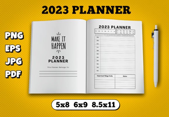 Download 2023 Planner Kdp Interior - 2023 planner Collection