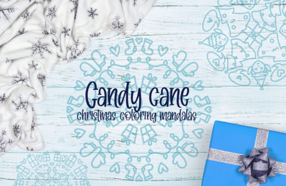 Download Candy Cane, Coloring Mandalas - Mandala Collection