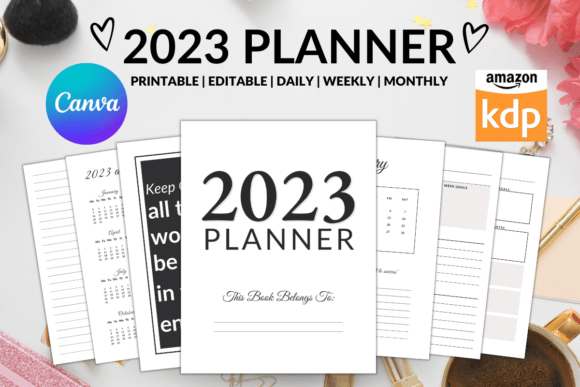 Download 2023 Planner | Canva Template - 2023 planner Collection