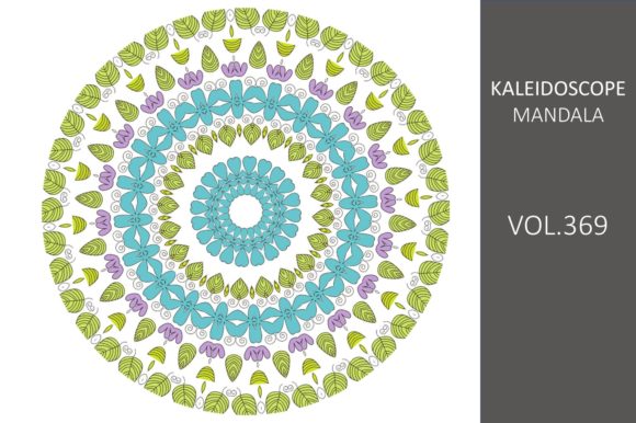 Download Color Kaleidoscope Mandala Vol.369 - Mandala Collection