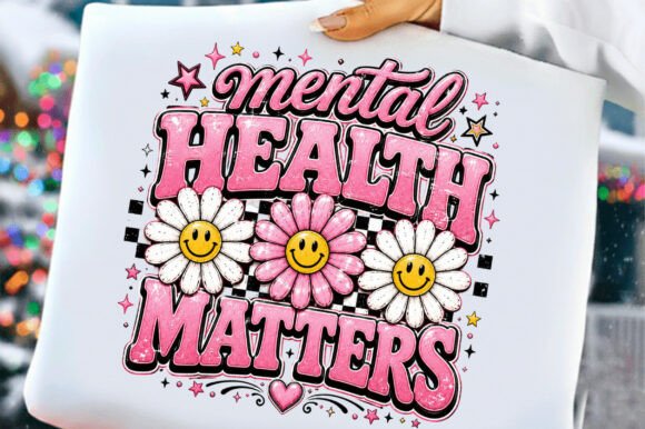 Download Groovy Mental Health Matters Daisy PNG - Health Collection